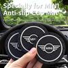 Car Water Cup Mat Anti-slip Bottle Holder Coasters For MINI Cooper One JCW Clubman Countryman R55 R56 F55 F56 R57 R58 R59 R60 F6