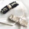 BESTY Classic Tweed Pearl Hairpin