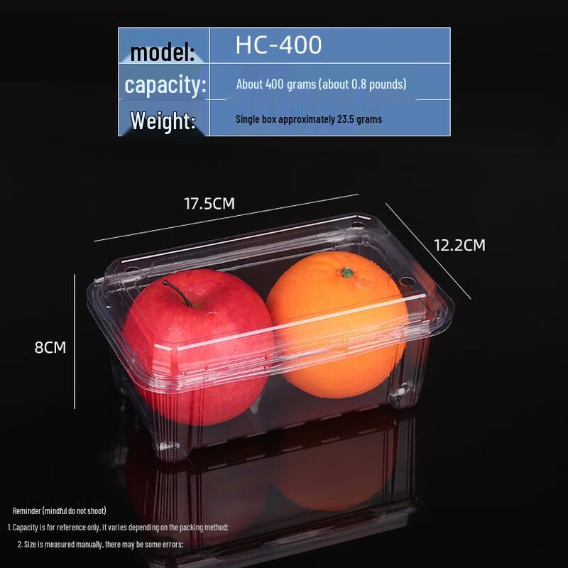 Yangge Disposable Transparent Fruit Packaging Boxes