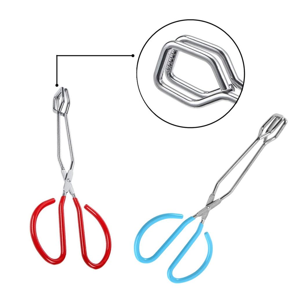 Portable Pastry Baking Grill Food Scissor Tongs BBQ Tools Kitchen Supplies Barbecue Clamp