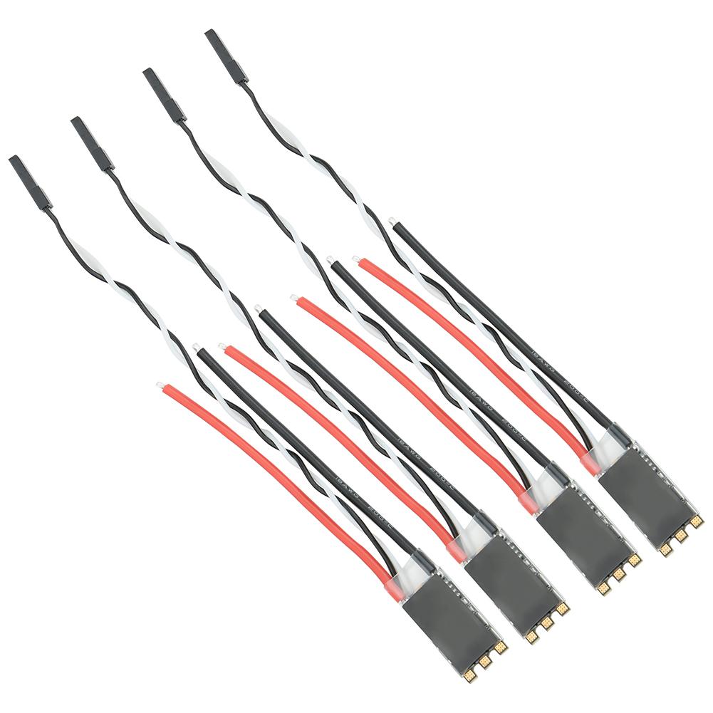 4PCS 20AS Brushless ESC Fast Switching Upgrade Parts Fit for FVT LittleBee(KS01813*4)(Black )
