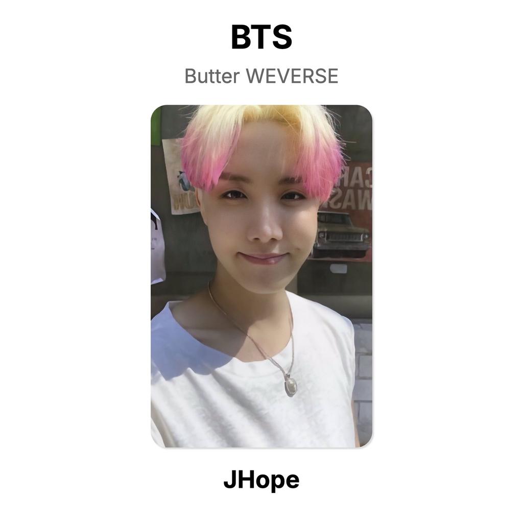 BTS Butter WEVERSE Official Photocard