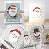 Christmas Santa Claus Shape Cutting Die Holiday Greeting Paper Card Craft Mold