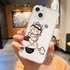 Süßes Cartoon-Paar Elektroauto Luxuriöse Transparente Handyhülle Für iPhone 15 16 14 13 12 11 Pro Max XS X XR SE 7 8 Plus Hülle