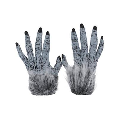 Smiffys Mănuși Costum Halloween Vârcolac Unisex Adult Blană Sintetică