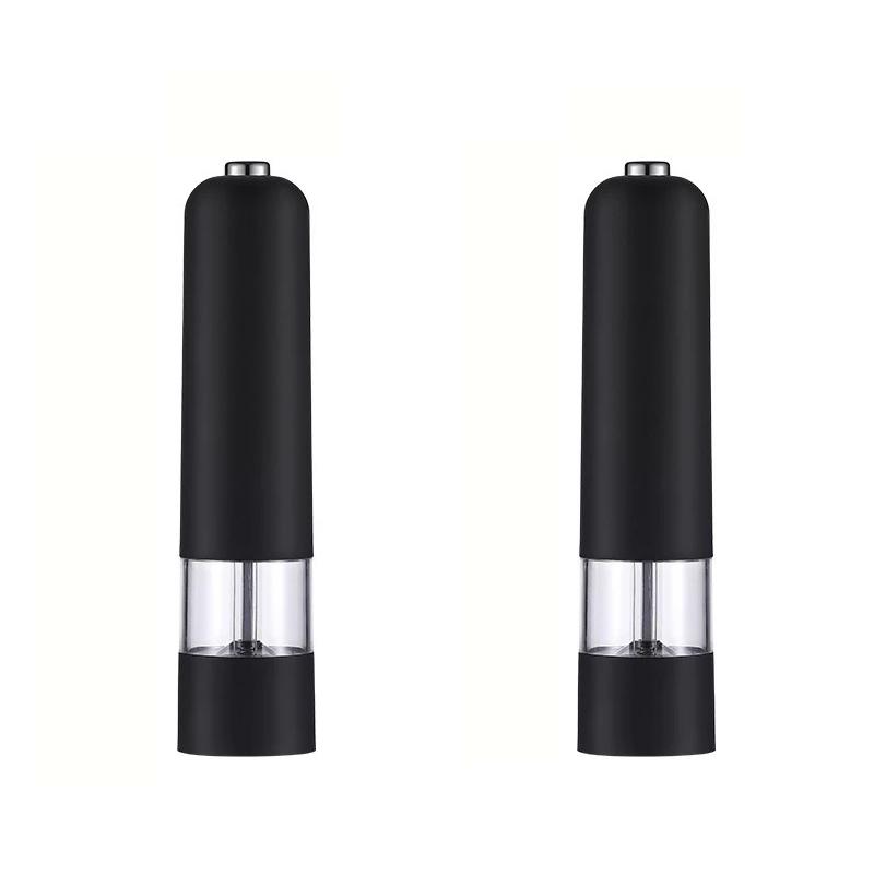 Automatic Salt Pepper Grinder Electric Spice Mill Grinder Seasoning Adjustable Coarseness Kitchen Tools Grinding For Cooking BBQ