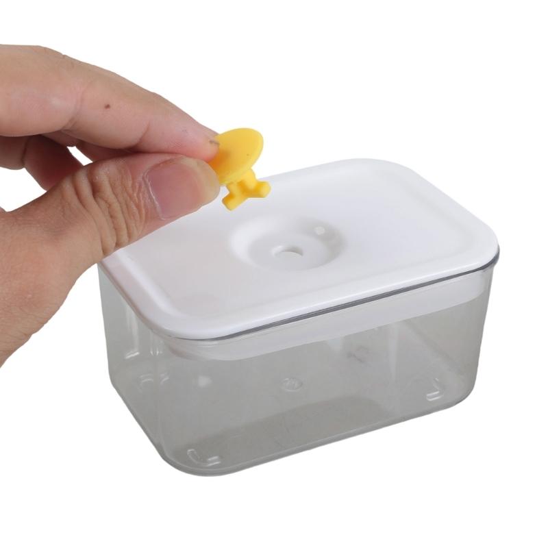 Clear Plastic Airtight Kitchen Organizers For Snacks Nut Candy Storage Container with Lid Set During Hiking Travel