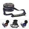 Compact Handheld Percussion Instrument Bag Stylish Ethnic Pattern, Durable Fabric, Shoulder Bag and Drum Storage Bags