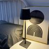 LED Touch Sensor Table Lamp Rechargeable Wireless 3 Colors Desktop Night Light for Restaurant Hotel Bar Room Decor