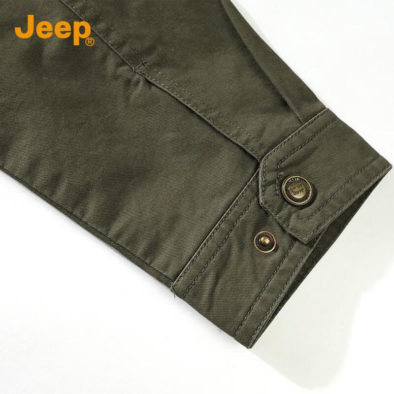 JEEP Men's American Retro Hooded Workwear Jacket