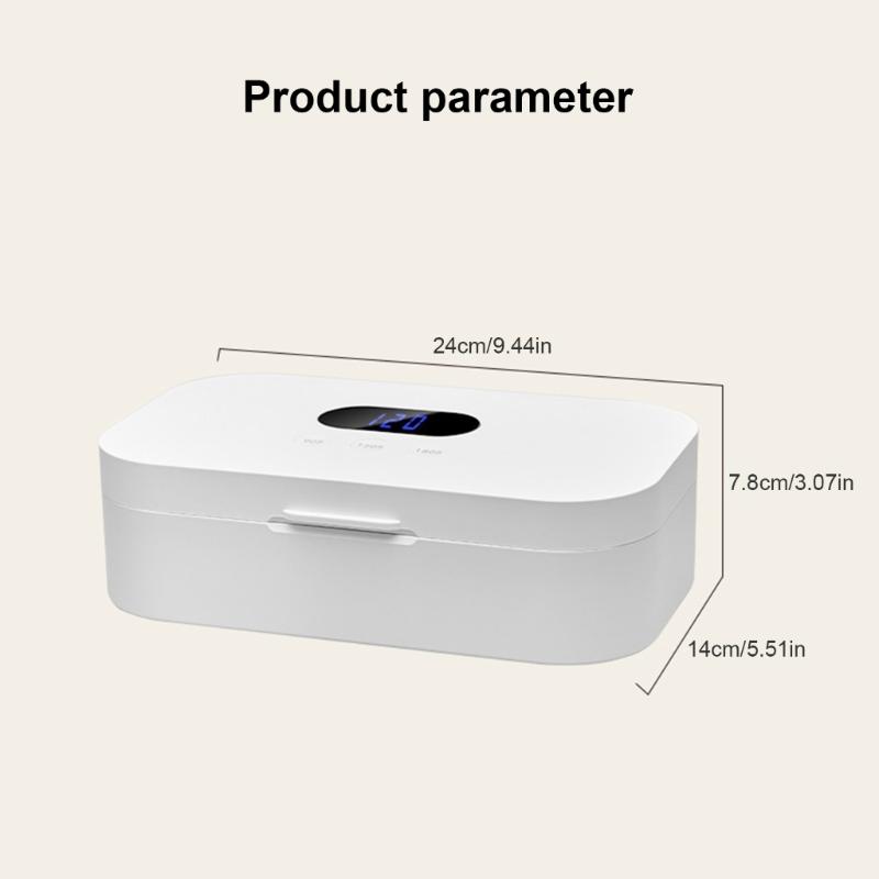 Nail Tool Disinfectant Box Nail Tool Sterilizer Box Nail Tools Disinfectant Container Manicure Tools for Nail Salons