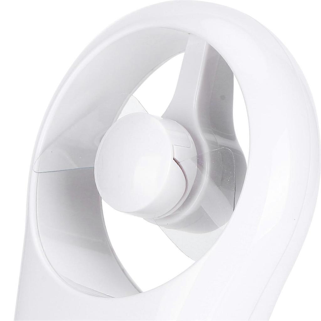 Mini Handheld Fan Small Portable Fan Noiseless USB Battery Fan for Outdoor IndoorWhite