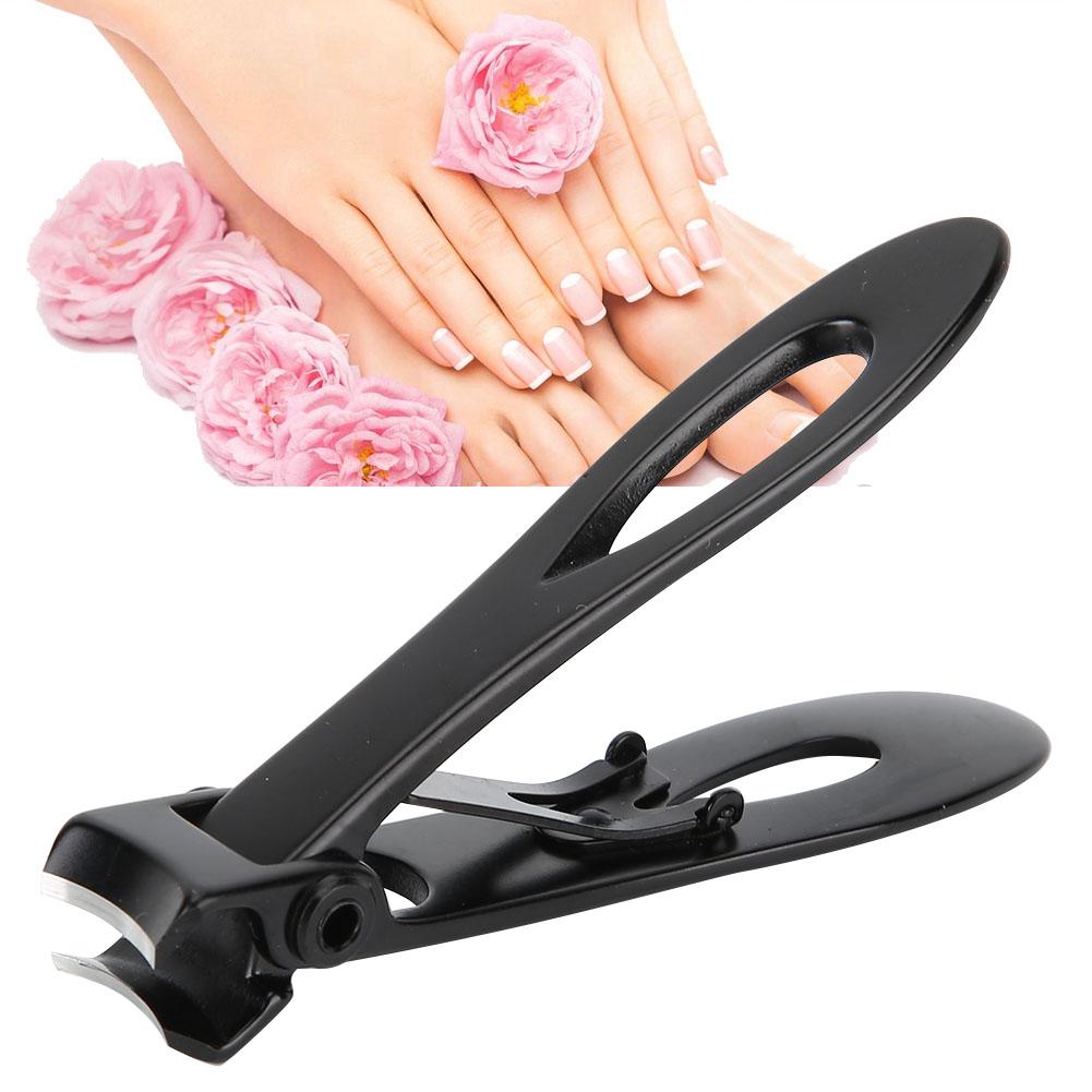 Stainless Steel Large Nail Clipper Finger Cutter Trimmer Scissor Pedicure Manicure ToolBlack