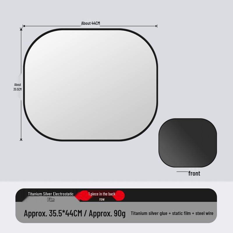 Car Sunshade: Static Suction Sun Visor for Side Windows - Heat Insulation & Sun Protection