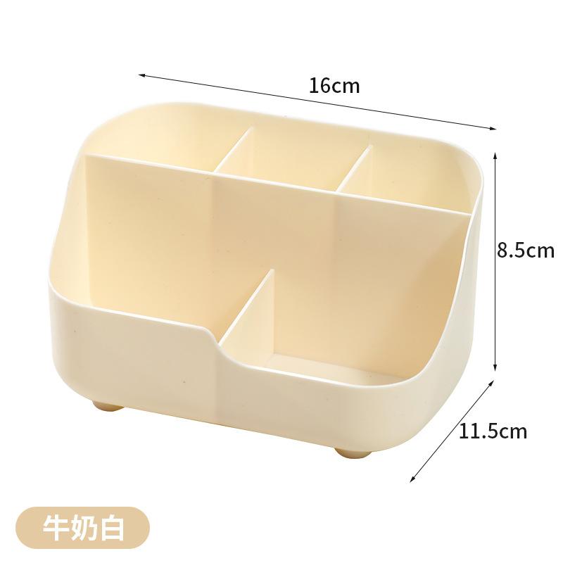 

Настольный держатель для ручек большой емкости Милый ящик для хранения канцелярских принадлежностей Креативный мультяшный держатель для ручек Девчачий настольный органайзер белый