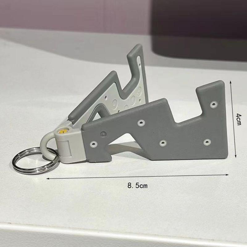 Portable Desk Mobile Phone Holder Creative Keychain Folding Phone Stand Stable Ultra Phone Bracket For Ipad Tablet Cell-Phone