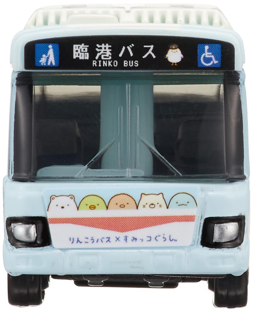 Takara Tomy Tomica 112 Isuzu Elga Sumikkogurashi x Rinko Bus Miniature Car Toy for Ages 3 and Up No. (Blister Packaging)