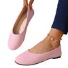 Women’s Plus Size Round Toe Slip On Casual Flats Comfortable Soft Sole Loafers for Everyday Wear Office Walking