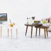 1Set 1:12 Dollhouse Triangle Coffee Table Computer Desk Tea Table Home Decor Toy