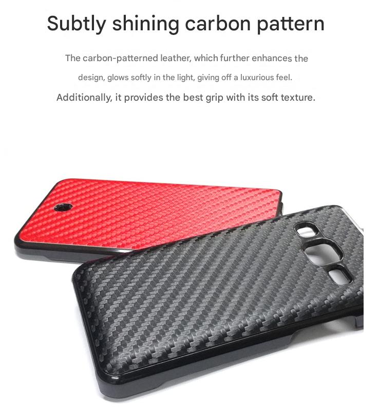 Samsung Galaxy Folder2 Hülle Cover Farbe Hart für SM-G160N G165N Carbonmuster