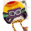 Danjianji cute funny wool hat women's autumn and winter new knitted warm flying hat bag head hat