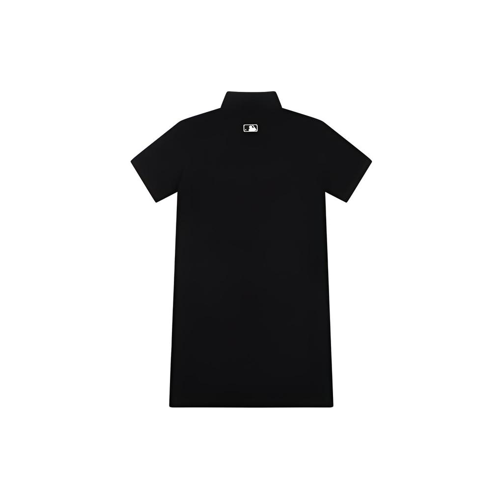 New MLB Short Sleeved Dresses Women's Black 31OP12131-50L