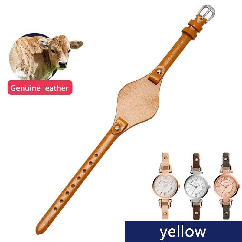 EINE Hochwertiges Uhrenarmband 8mm Speziell für Fossil ES4119 ES4000 ES3148 ES3077 ES2830 ES3262 3060 Damen-Armband Damen-RiemenMN