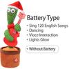 Dancing Cactus Electron Plush Toy Luminous Talking Twisting Cactus Doll Sound Record Repeat Toy Kid Education Toy Christmas Gift