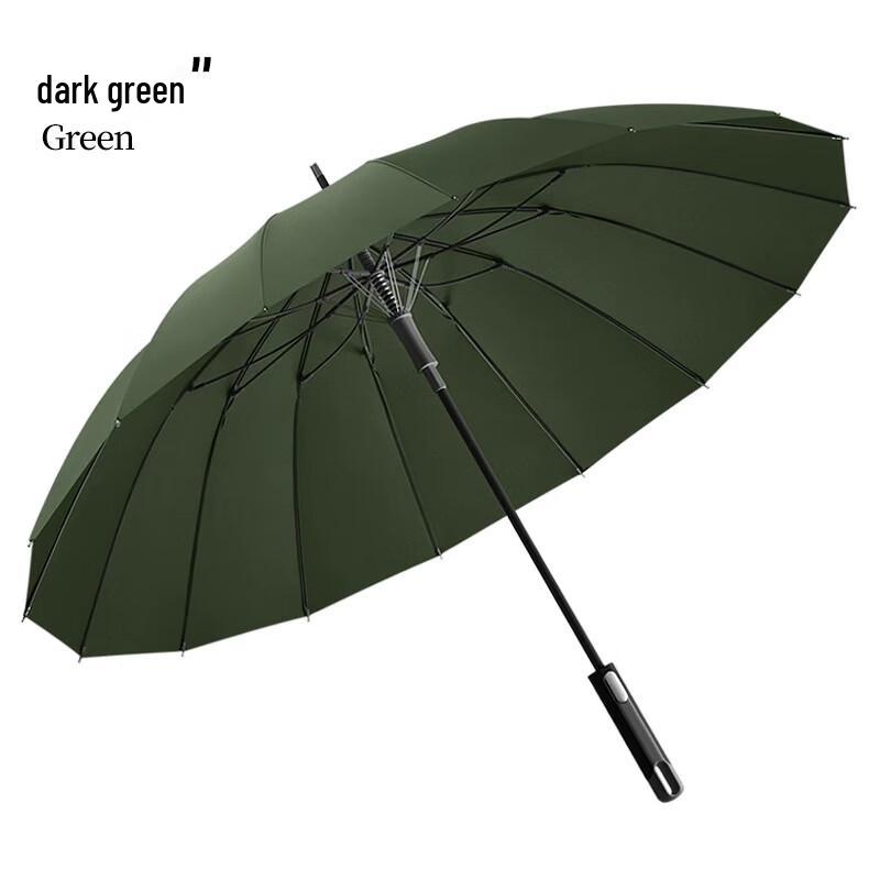 MAYDU 16-Rib Large Straight Umbrella