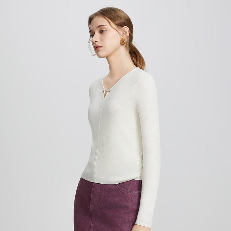 Women's Simple V-Neck Pullover Knit Sweater