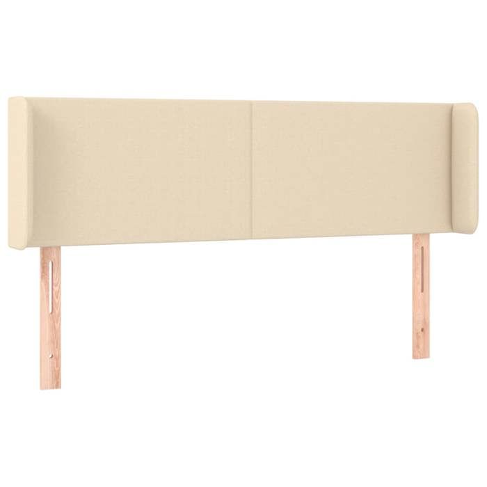 VidaXL LED Headboard Bedroom Furniture Double Bed Accessory Head of Bed Frame Interior Cream 3122959