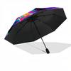 1pc Colorful Cat Automatic Open/close Folding Compact Umbrella, 8-Rib Sturdy Canopy, Lightweight Portable, Commuting Use, Gift, 118