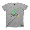 Dinoride DINOSAUR T-Shirt Mens Womens Tees Top  Cotton Eco Unisex Mens Ladies Christmas Tee