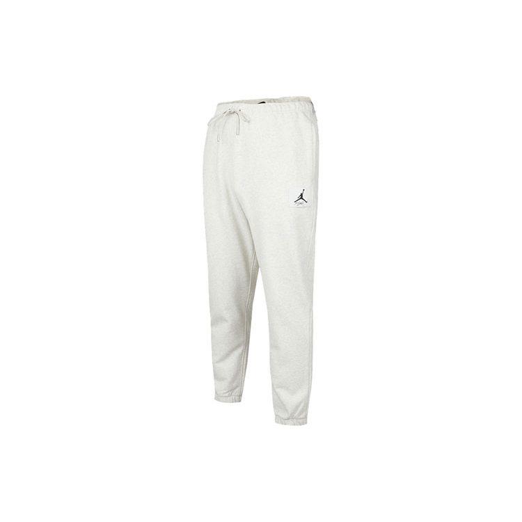 Jordan Flying Man Knitted Sweatpants Men's Gray Thickened Cuffed Pants DA9813-141