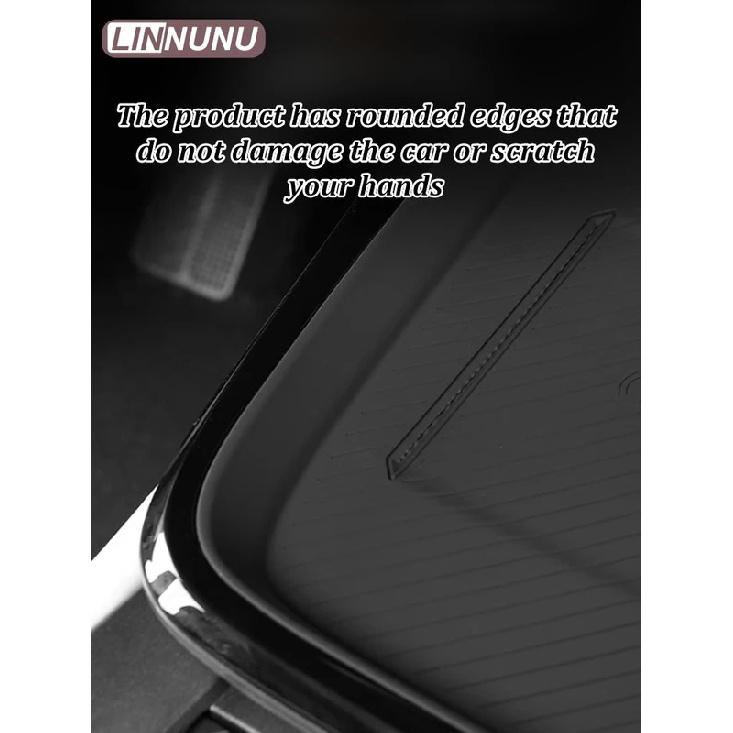 Linnunu Fit for Lynk& Co 08  Wireless Charging Protective Pad Silicone Material Protective Pad Car Interior Dustproof Pad Storage Pad Car Decoration