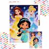 Princesses Magic Dream Diamond Painting Kit Full Diamond Diamond Round Classic Style Home Decor Craft Perfect Gift Idea Sparkle