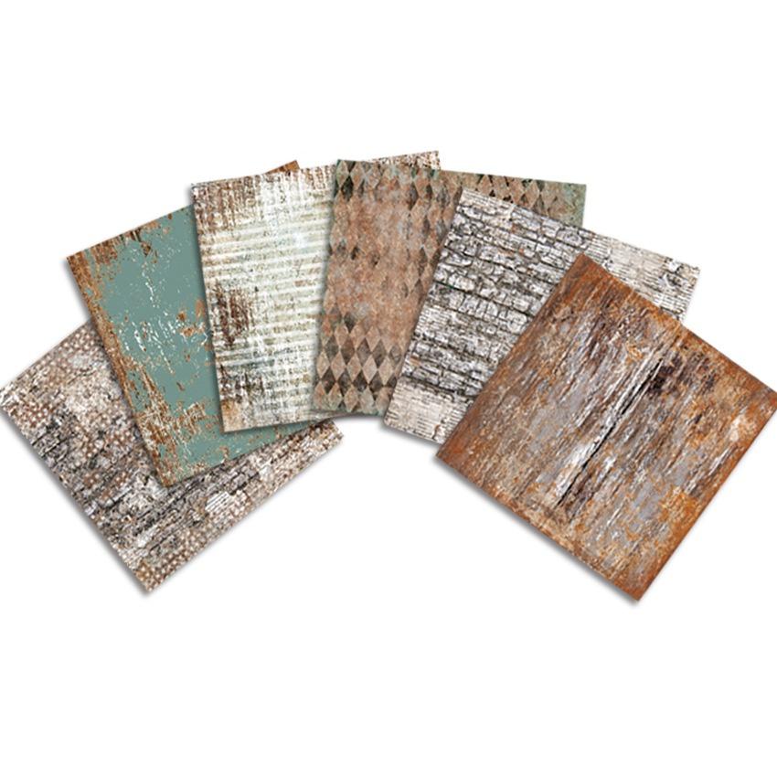 24 ark Kartongpapper Block Kortmakeri Papper Tidlösa Tematiska Ensidiga Mönster Scrapbokspapper Tryck Dekorativt Papper Hantverkspapper Foto