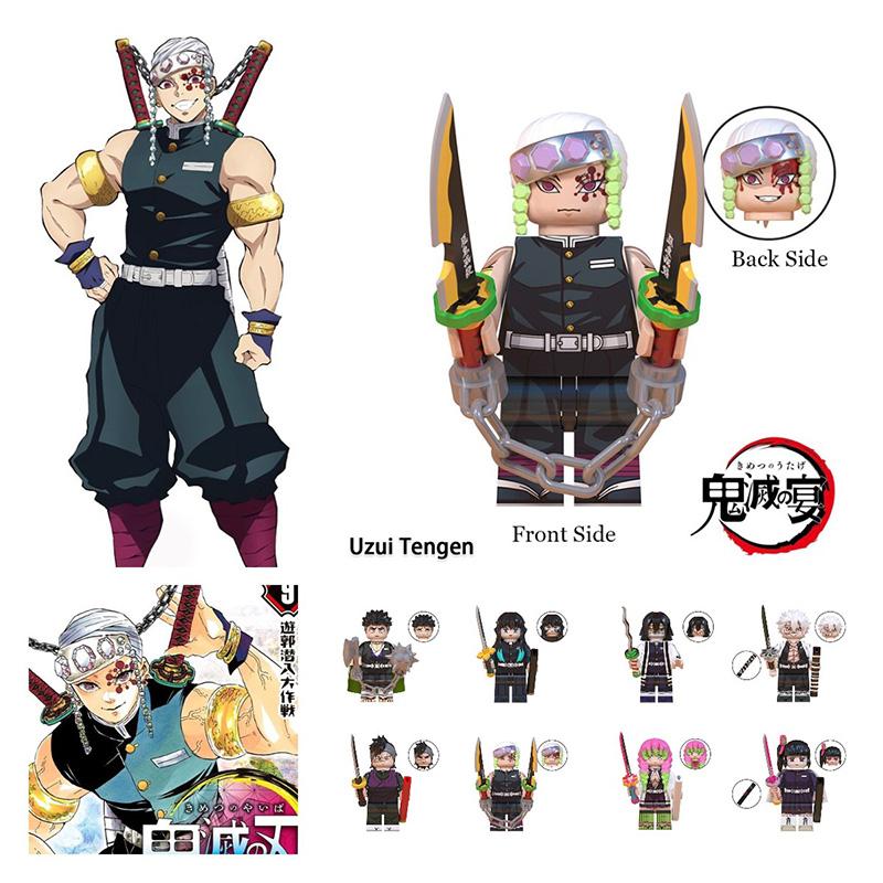 Slayer Assembled Demon Building Blocks Iguro Obanai Kanroji Mitsuri Puzzle Toy