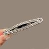 1/4pcs water diamond hair clip for bangs, bb clip for women's head accessories, temperament and versatile side clip
