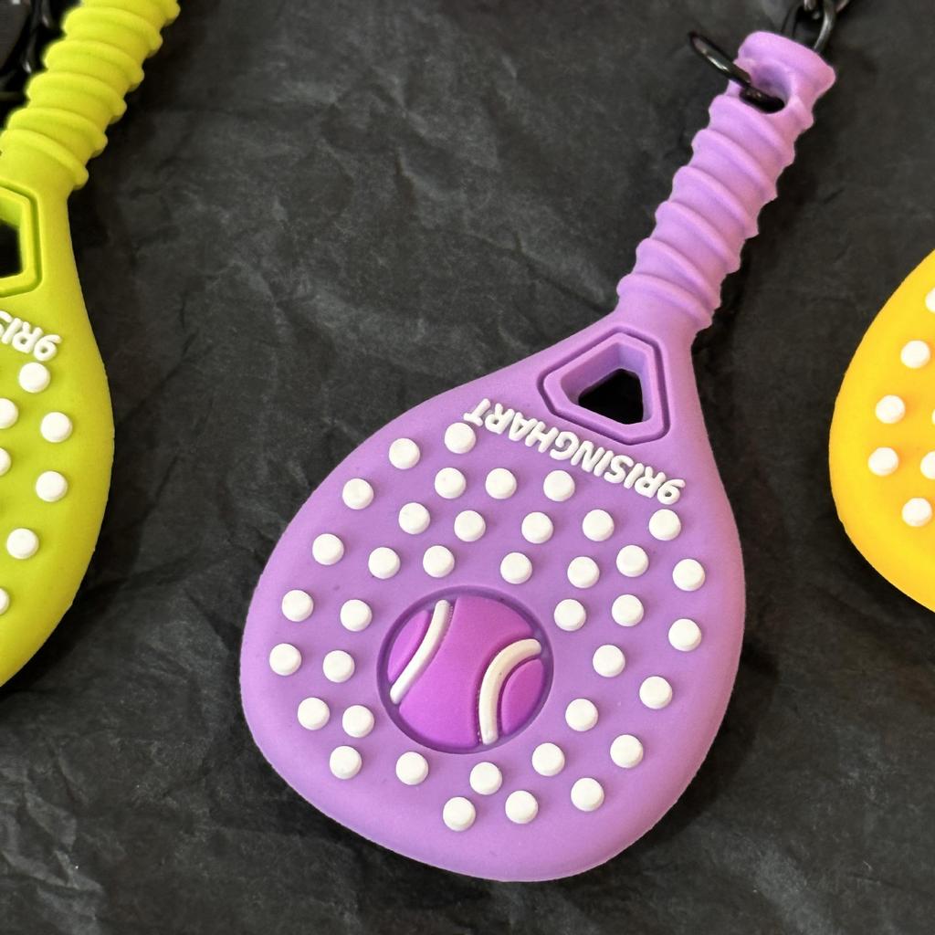 Mini Tennis Racket Keychain - Sports Accessories & Backpack Pendant Gift