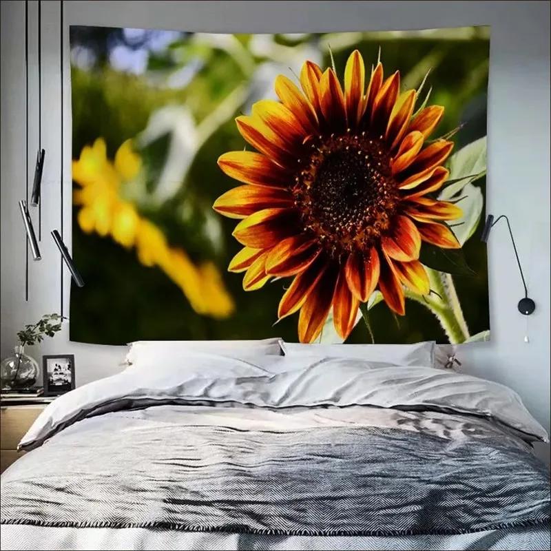 Цветочный гобелен с подсолнухом — фото 12