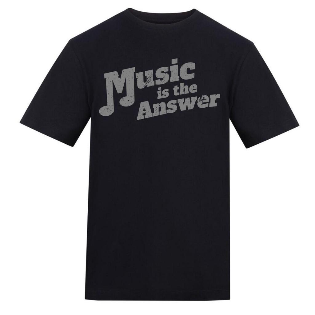 AWD Mens Music Is The Answer T-Shirt