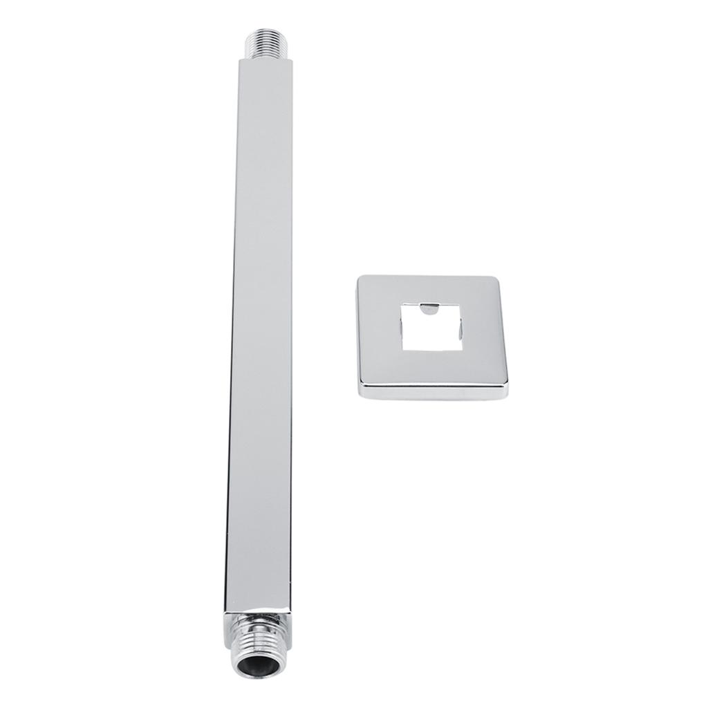 Square Stainless Steel Top Shower Arm Pipe Wall Mount for Bathroom Ceiling Shower Head