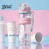 Leak Proof Sports Water Bottle Spray Bottle 750ml Dual-Use Mist And Drink Cup with Safety Outdoor Fitness Drinking Lock Leak-Proof Plastic