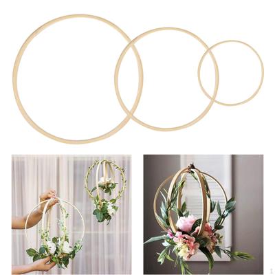3x Embroidery Hoops Macrame Ring for Crafts DIY Dreamcatcher Wedding 15cm 30cm 40cm