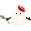 Jellycat Fun Food Amuseables Mozzarella Cheese Cute Cute Doll Plush Doll 12cm High