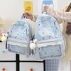 Cartoon Puppy Printed Backpack Junior High School Student Schoolbag Large Capacity Backpack