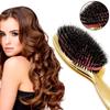 Paddle Shape Boar Bristle Paddle Hair Brush PS Hairdressing Massage Comb Hair Brush  Hairdressing