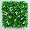 Artificial Green Plant Wall for Indoor & Outdoor Decoration - Bionic Greenery, Turf, and Hanging Floral Landscaping Background