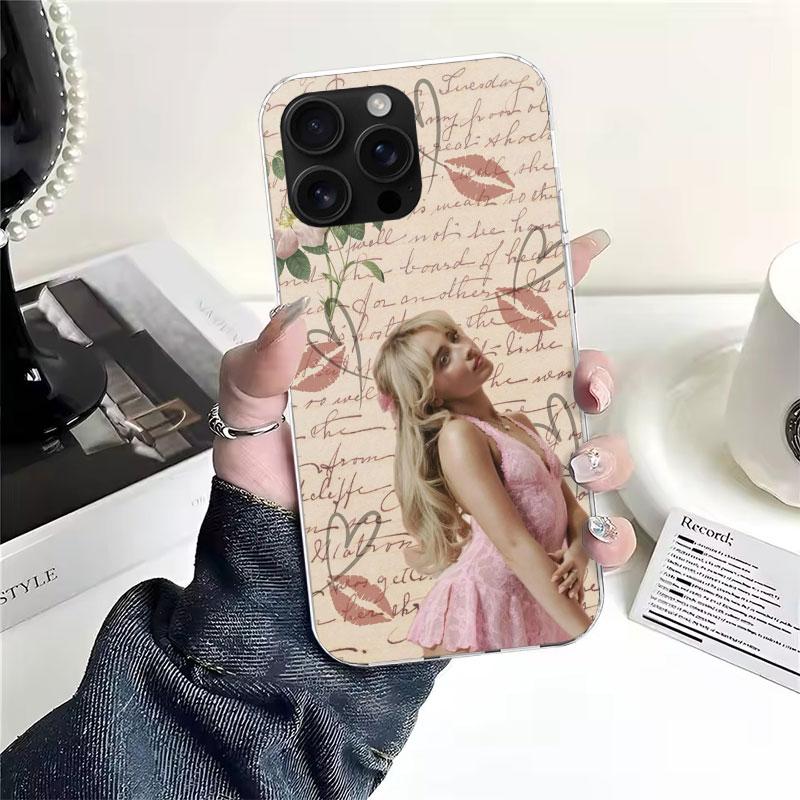 

CR66 S-Sabrina C-Carpenter Soft Phone Case For IPhone 11 17 Air 16E 16 Pro Max 15 + 14 Plus 13 Mini 12 Apple 7 SE 8 Fundas Coque iPhone 16 Plus